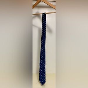 NWT JCrew Navy Blue Polka Dot Tie